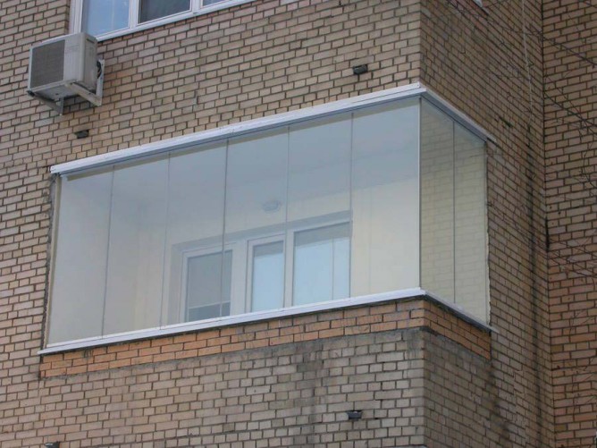 Безрамное осткление