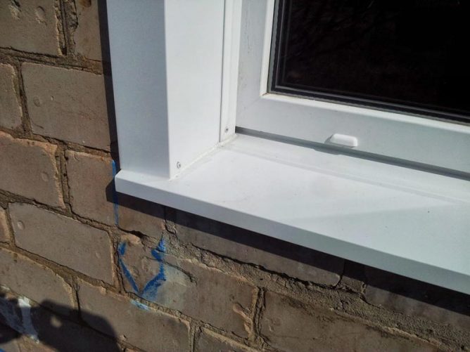 Наружные откосы