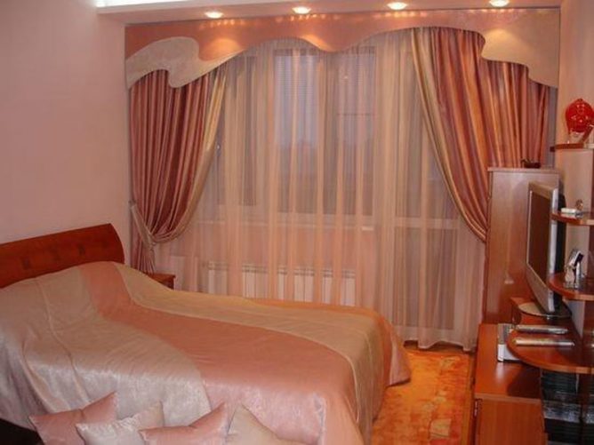 Сочетание цветов штор