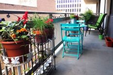 Простая мебель для балкона