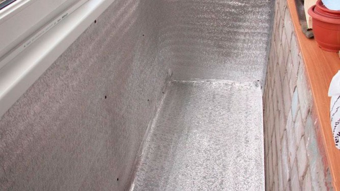 Утепление пенофолом