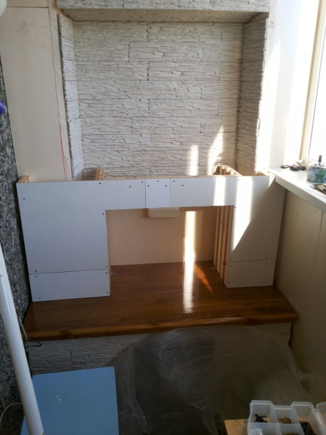 Изготовление фальш-камина