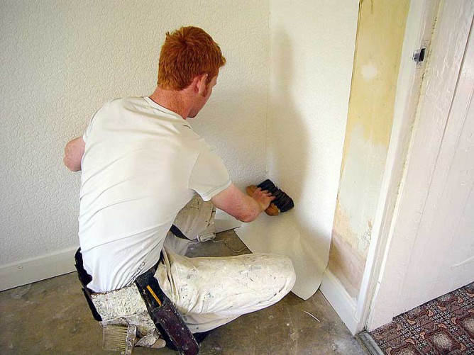 Оклейка обоями