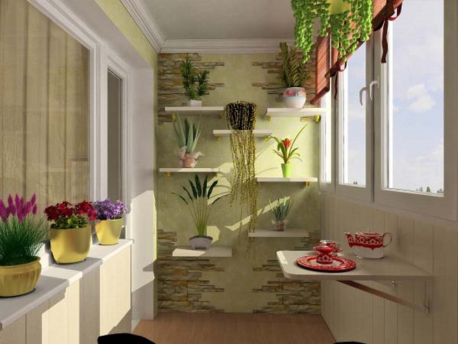 Интерьер лоджии