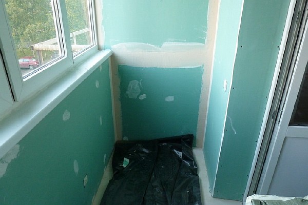 Обшиваем балкон гипсокартоном своими руками