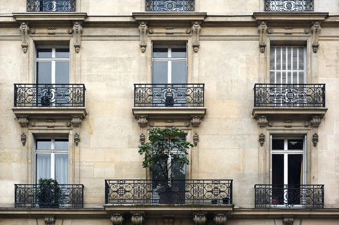 Вот так выглядит французский балкон