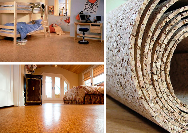 На фото — пробковый пол