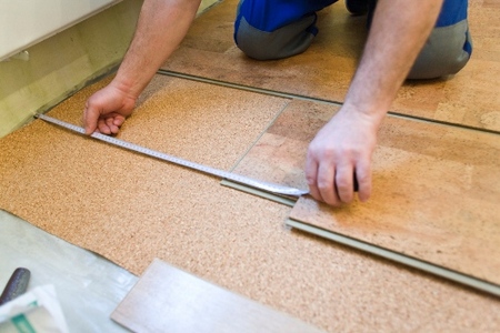 Укладка замкового пола