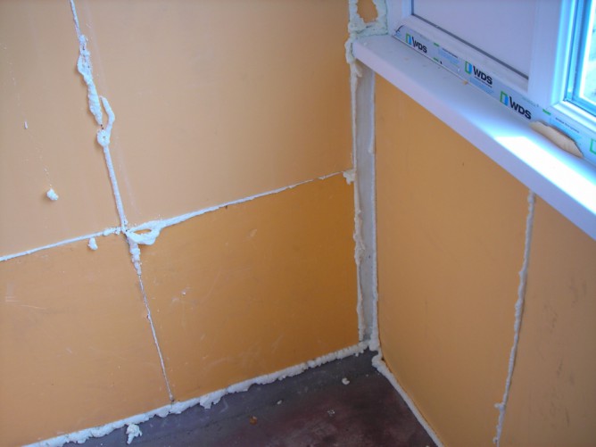 Запенивание швов