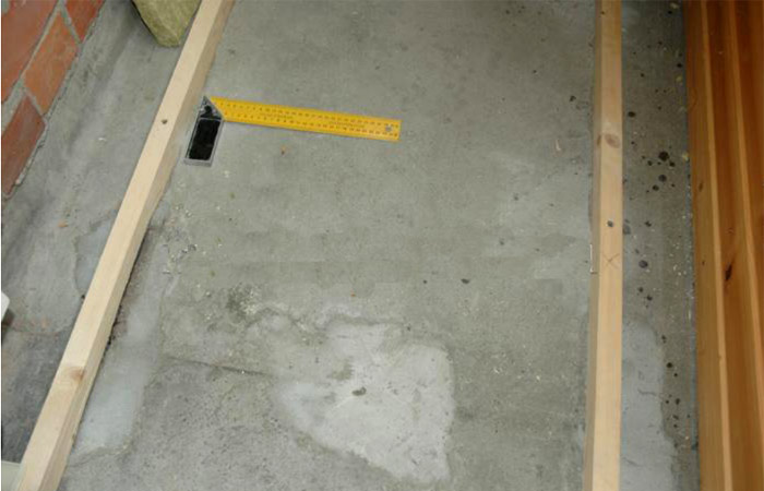 Поднимаем поверхность под плитку